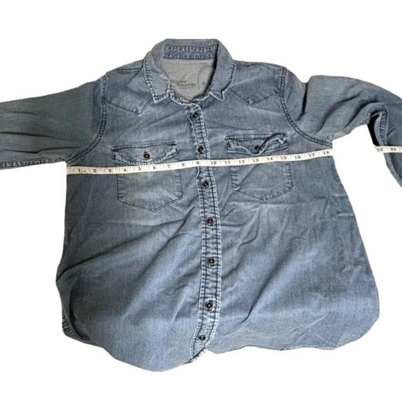 Gap Maternity Shirt, Denim Size Small - Picture 5 of 5